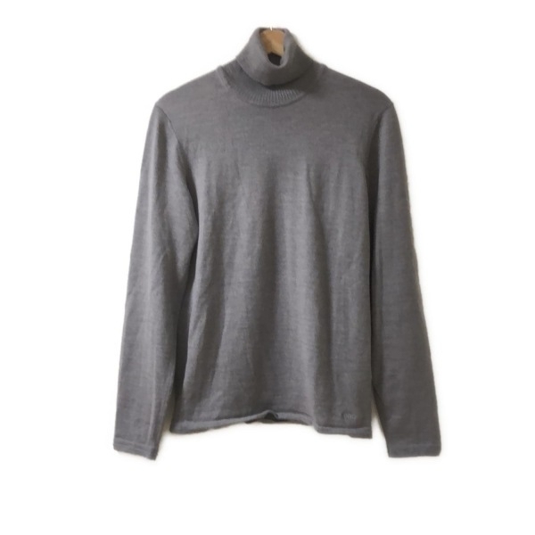 ヒューゴボス HUGOBOSS 長袖セーター/ニット サイズS - グレー メンズ タートルネック トップス拍卖