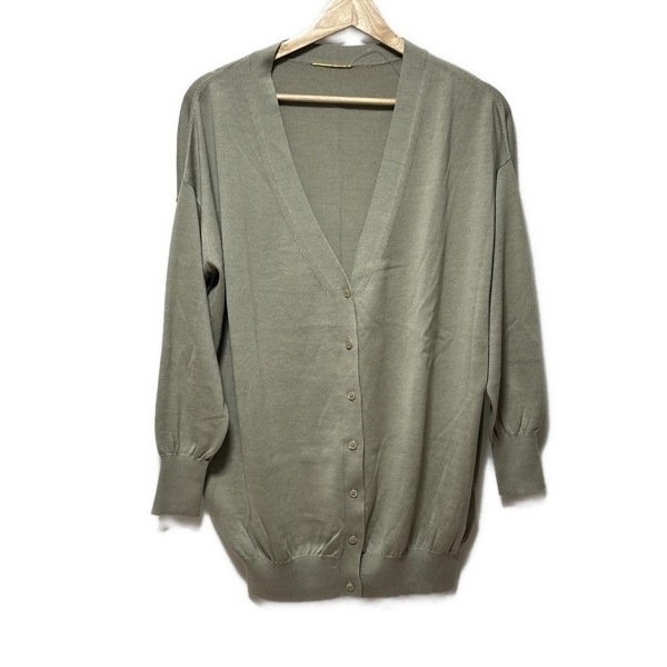 ドゥーズィエム DEUXIEME CLASSE カーディガン - グレーベージュ レディース 長袖 新品同様 トップス拍卖