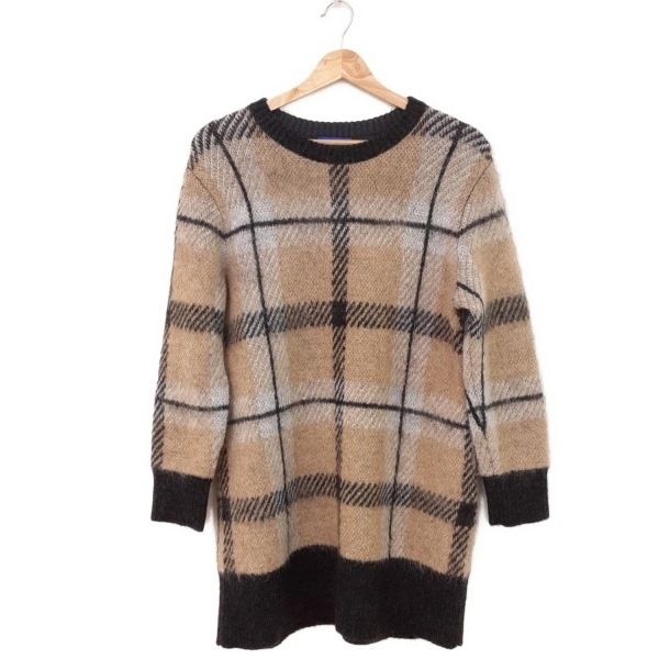 ブルーレーベルクレストブリッジ BLUE LABEL CRESTBRIDGE 長袖セーター/ニット サイズ38 M - ライトブラウン/ブラウン/黒 レディース 美品拍卖