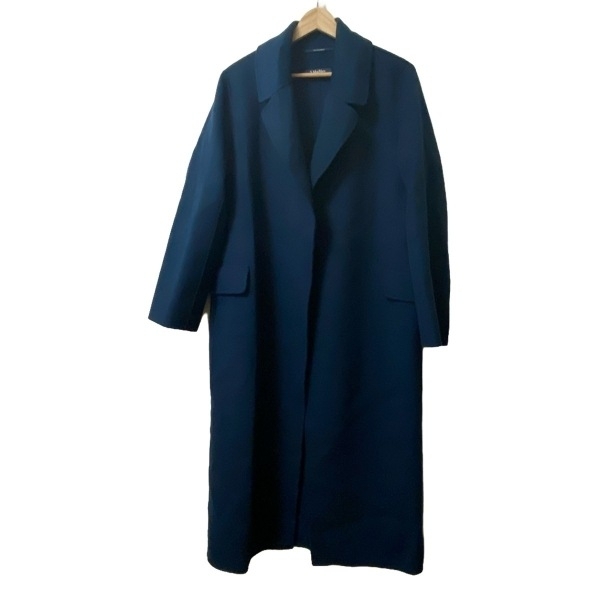 マックスマーラ S Max Mara サイズJ42 901606296 - ネイビー レディース 長袖/ピュアヴァージンウール/ダブルフェイスコート/秋/冬 コート拍卖
