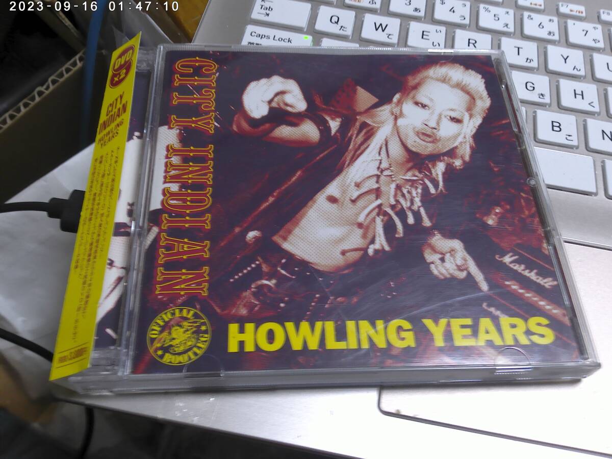 CITY INDIAN シティーインディアン / HOWLING YEARS 帯付2DVD SIN BELLEY MOBS FREEDOM BONES拍卖
