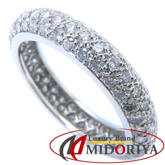 CARTIER カルティエ ミミスター リング 指輪 フルダイヤモンド #49 9号 Pt950プラチナ/293511【中古】拍卖