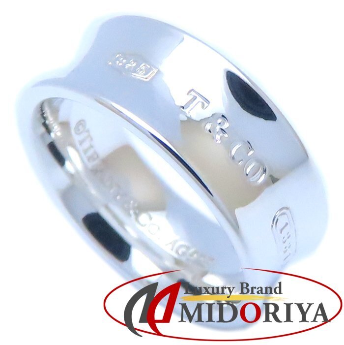 TIFFANY&Co. ティファニー 1837ベーシック リング 指輪 8号 シルバー925/293539【中古】拍卖