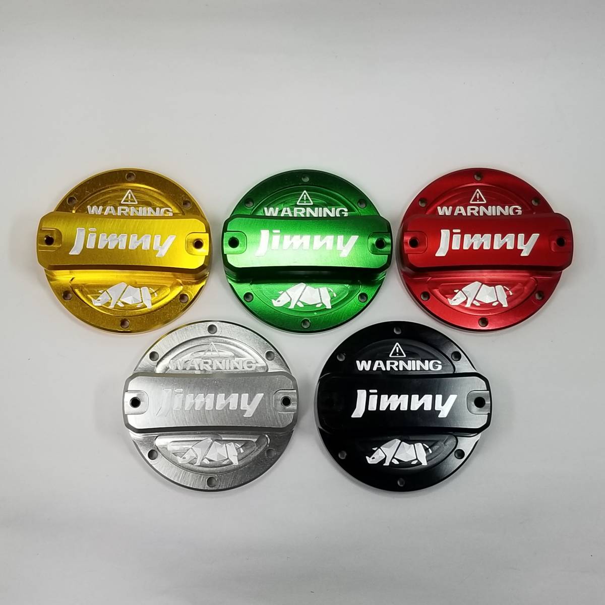 WARNING ver【アルミ削り出し】☆ジムニー専用◆Jimny用ガソリンキャップフューエルキャップ燃料キャップ カバー拍卖