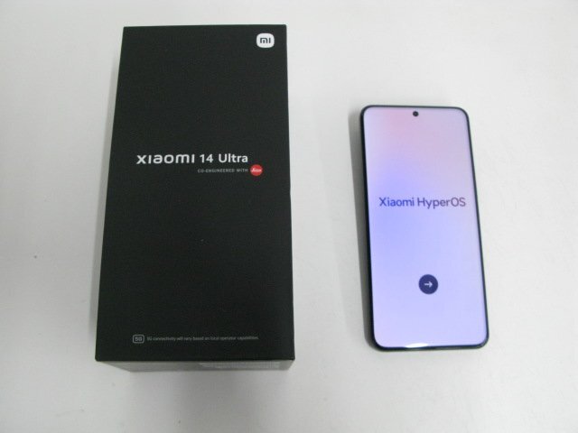 美品 Xiaomi 14 Ultra 512GB/16GB ブラック 24030PN60G 【no4692】拍卖