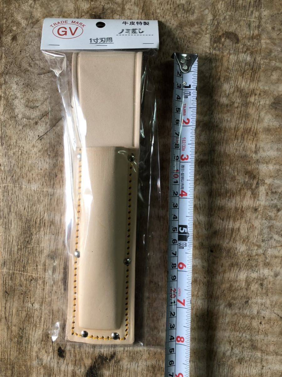 高級牛革製 ノミ袋 『のみ入れ/のみ差し/工具入れ』鑿袋 1寸用 30mm 新品拍卖