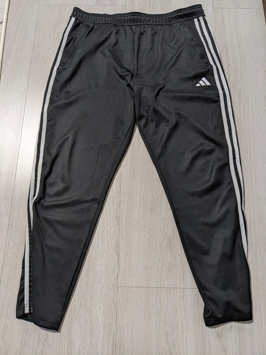 美品 adidas アディダストレイン エッセンシャルズ スリーストライプス トレーニングパンツ ジャージ 拍卖