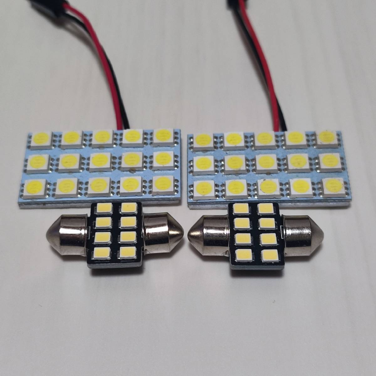 HM1/2 バモス 爆光! T10 LED COB全面発光 ルームランプ 4個セット ホワイト ホンダ /s15/t28拍卖