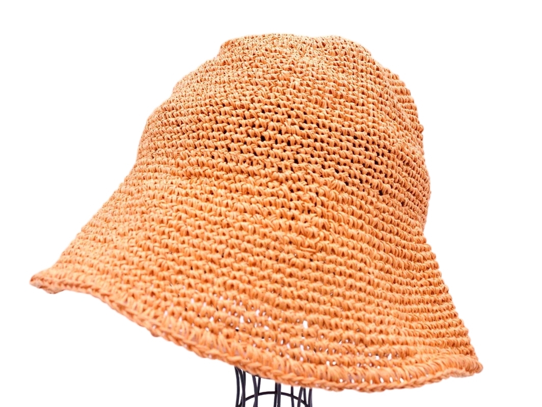 Another Edition アナザーエディション ユナイテッドアローズ リボン ストロー ハット 茶 ■◆ ☆ fdc8 レディース拍卖