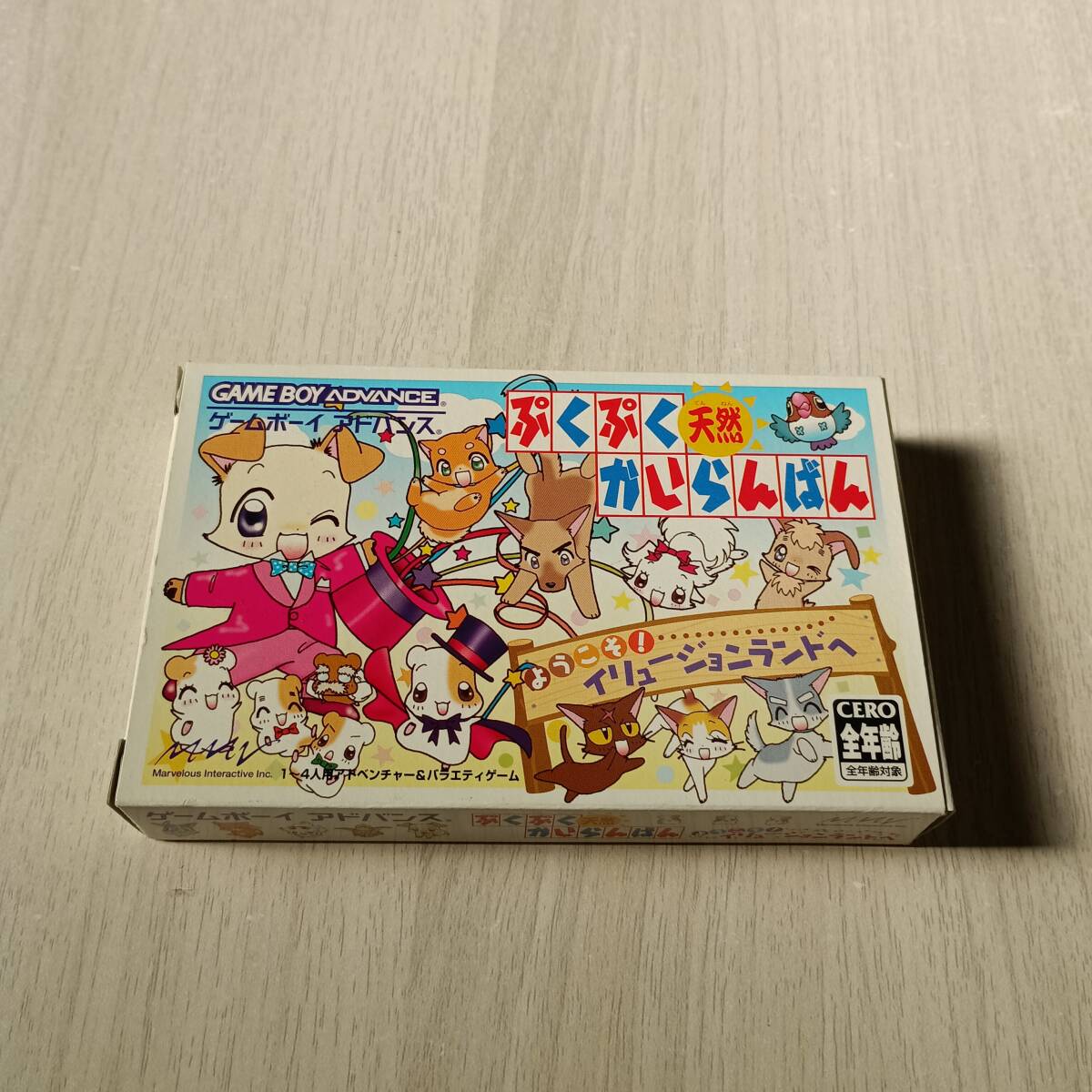 ◯GBA ぷくぷく天然かいらんばん ~ようこそイリュージョンランドへ~   箱付き  何本でも同梱OK◯拍卖