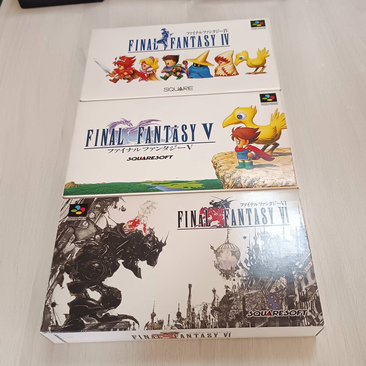 ◯レア! SFC ファイナルファンタジー IV ファイナルファンタジー V ファイナルファンタジーVI   箱説付き 迅速発送◯拍卖