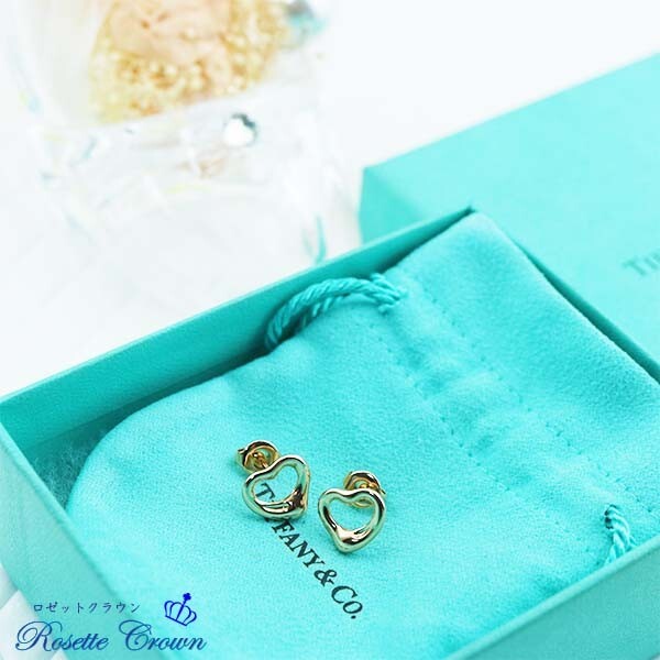 ◆新品◆値下げ交渉 は 質問で◆未使用◆ティファニー◆オープンハートピアス K18ピンクゴールド◆拍卖