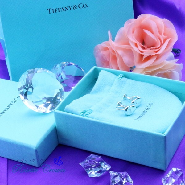 ◆新品◆値下げ交渉 は 質問で◆未使用◆ティファニー◆ビーンイヤリング◆拍卖