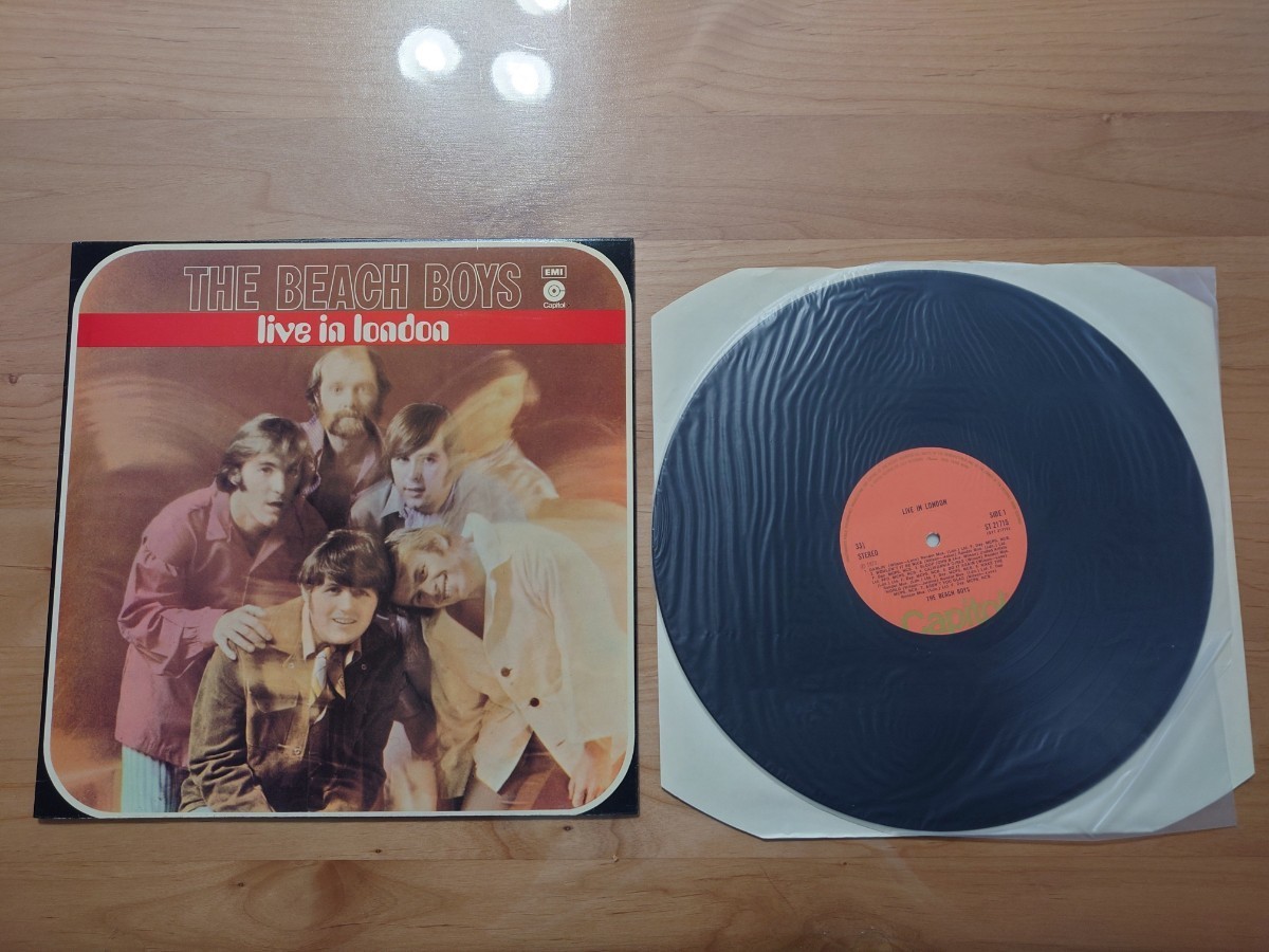 ★ビーチボーイズ The Beach Boys★Live in London★EMI★LPレコード★中古品 ★英国盤★UK盤拍卖