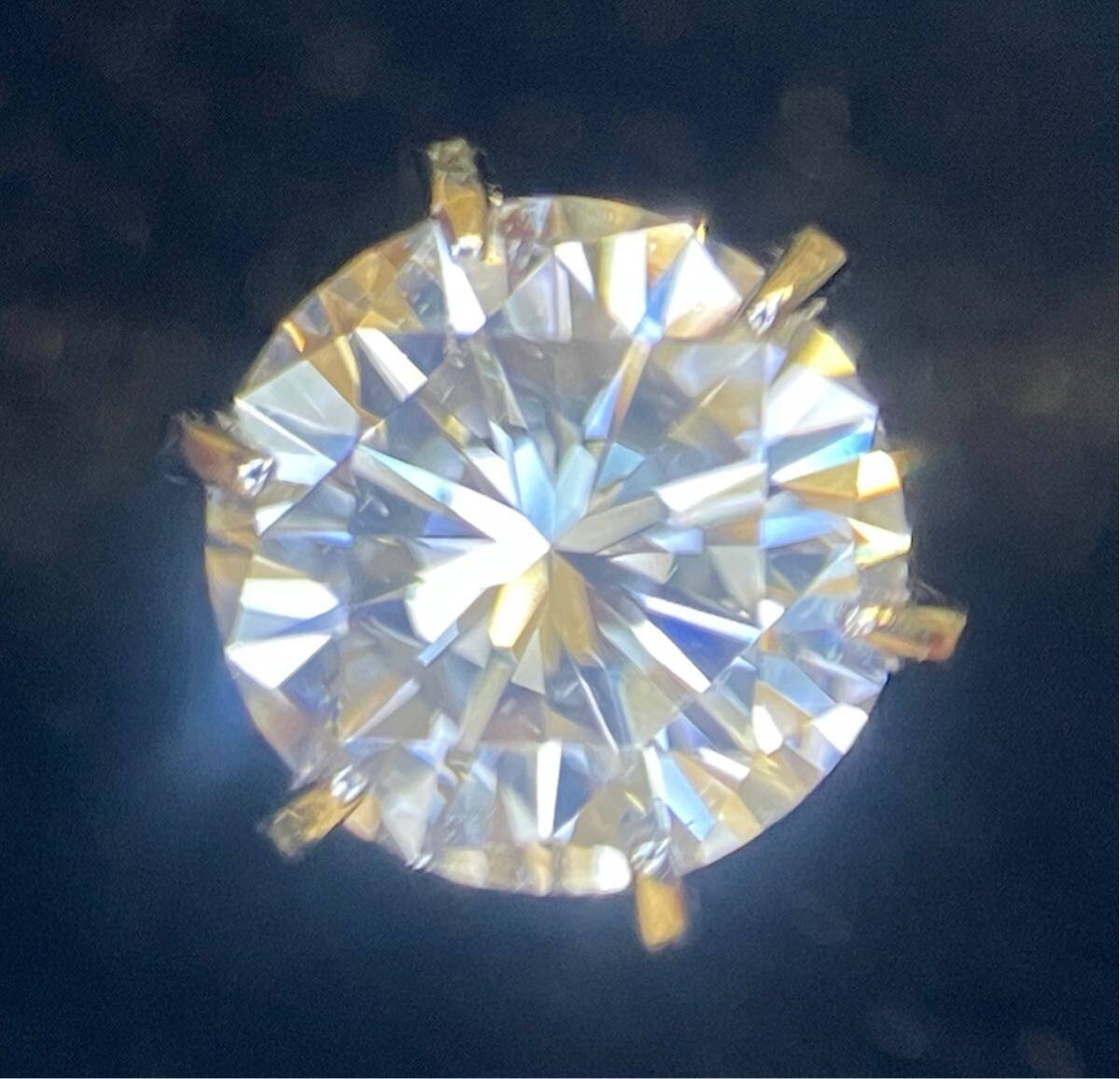 ◆未使用・pt900・本物ダイヤ付ピアス 0.321ct・E VS-2 VERY GOOD 蛍光性NONE・中央宝石研究所ソーティング付◆拍卖