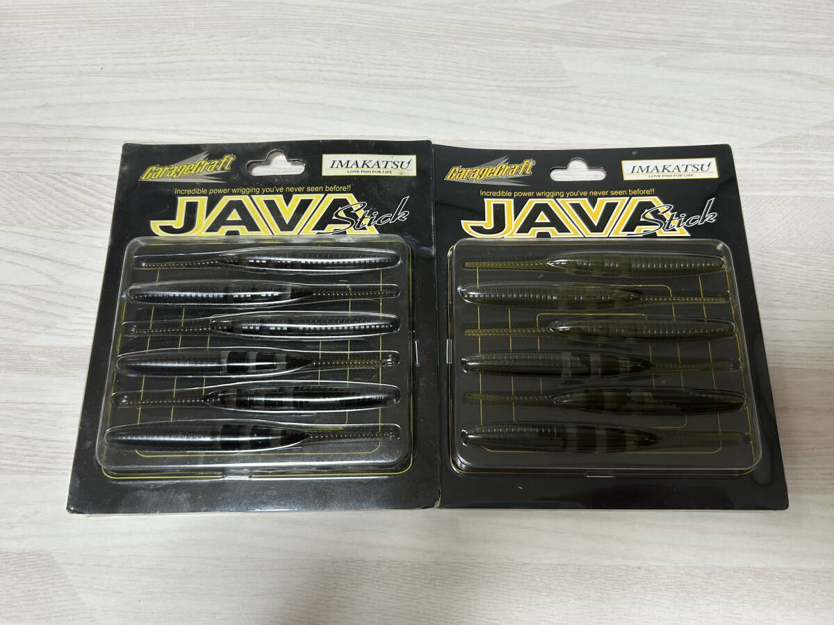 ⑤ ■■ 新品 イマカツ ジャバスティック 4インチ 2色パック 6本入り JAVA STICK IMAKATSU ■■ H1.04拍卖