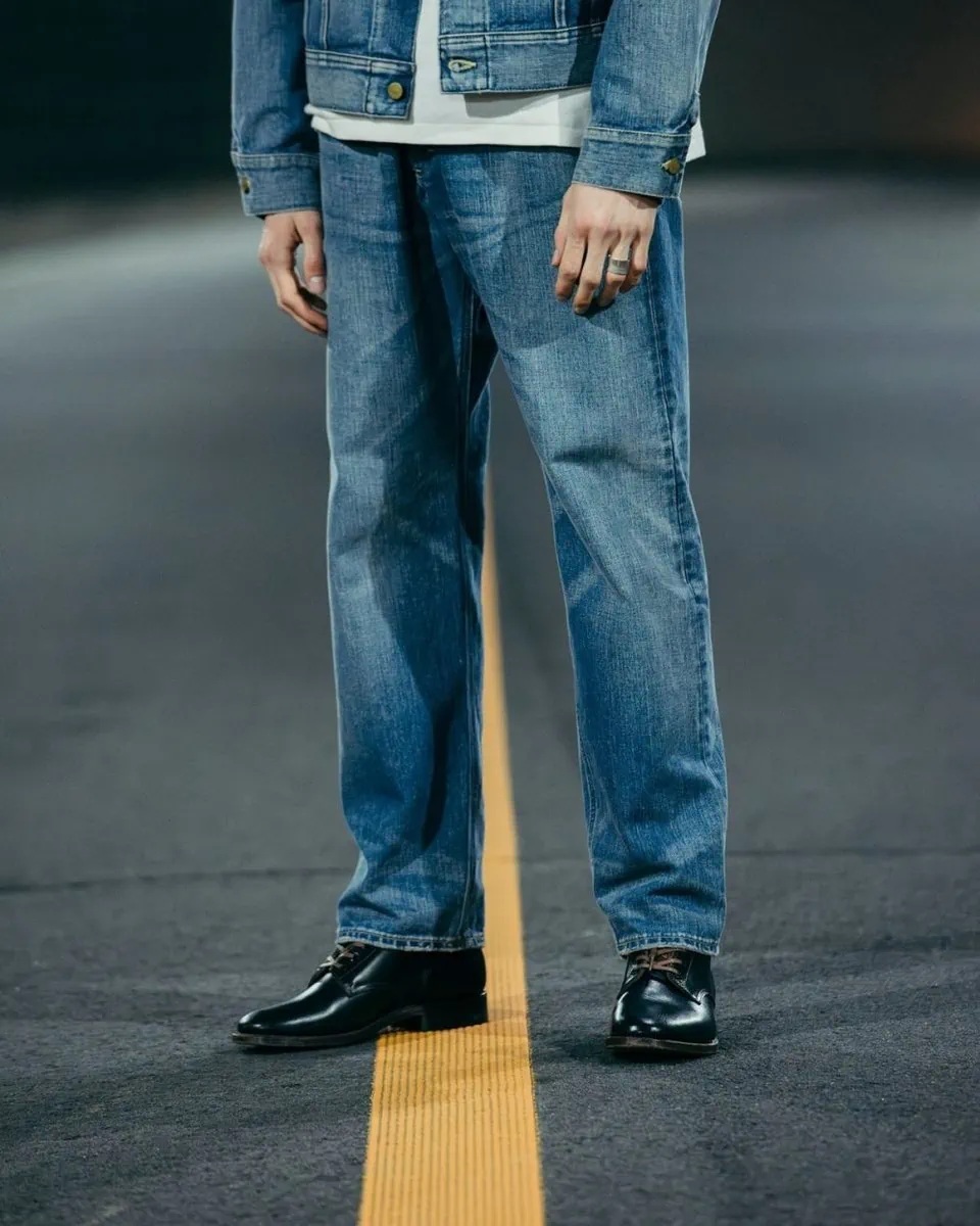 Schott ショット LEE リー コラボ 24ss 101Z USED ヴィンテージ 加工 デニム ジーンズ 36拍卖