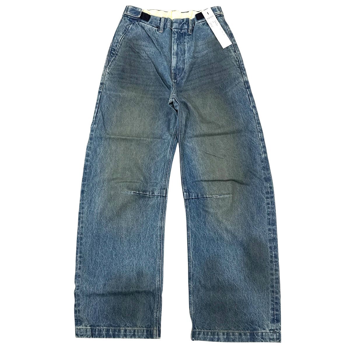 【タグ付・新品・定価44,000円】KAIKO THE DENIM WIDE FIT VINTAGE size2 INDIGO KAIKO-24-022V2 カイコー デニムワイドパンツ拍卖