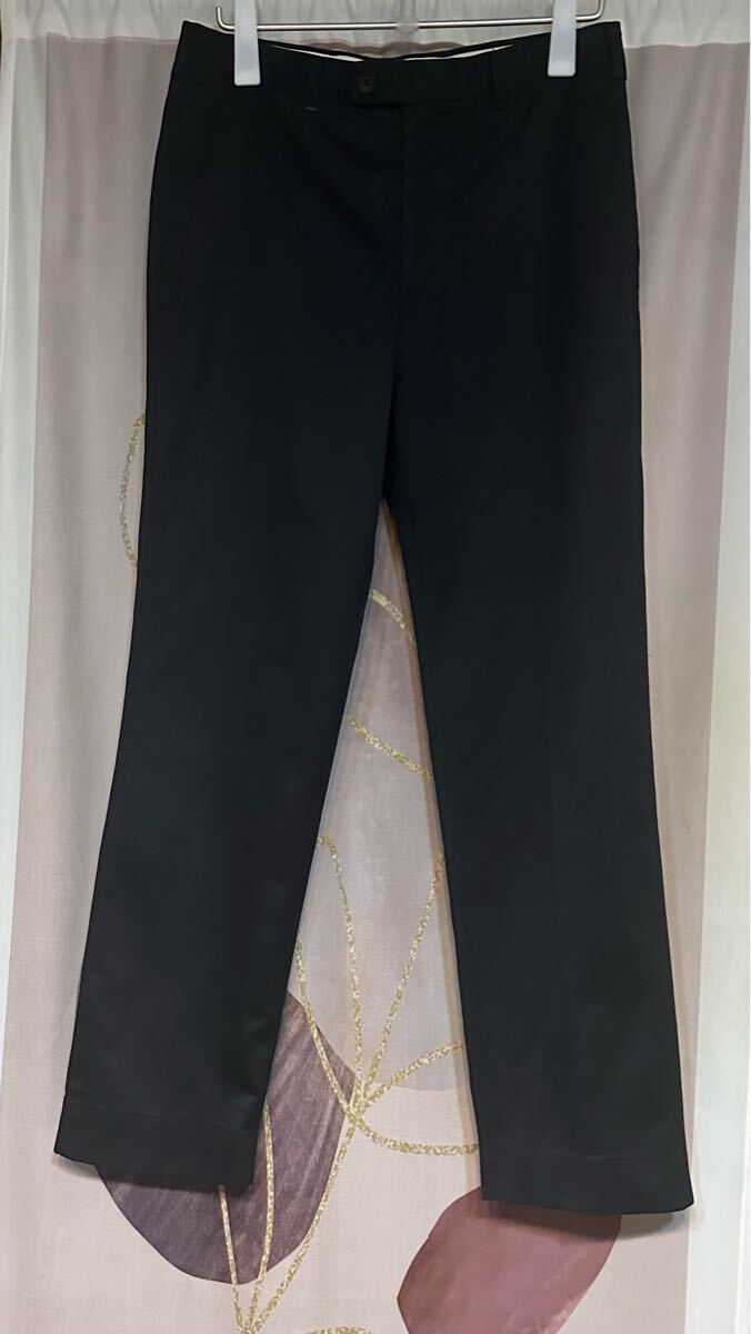 ポールスミス コレクション コットン トラウザーズ スラックス ネイビー拍卖