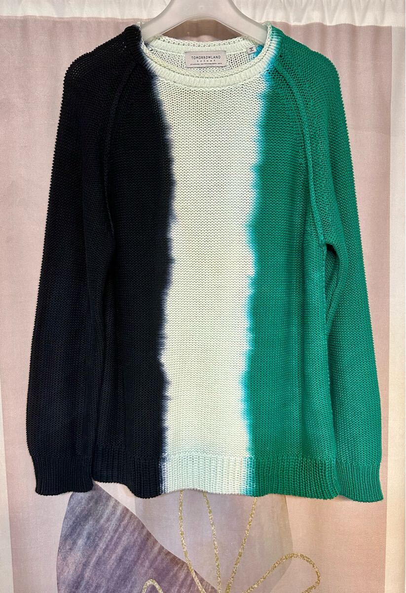 トゥモローランド tricot ミドルゲージ グラデーション ストライプ ニット拍卖