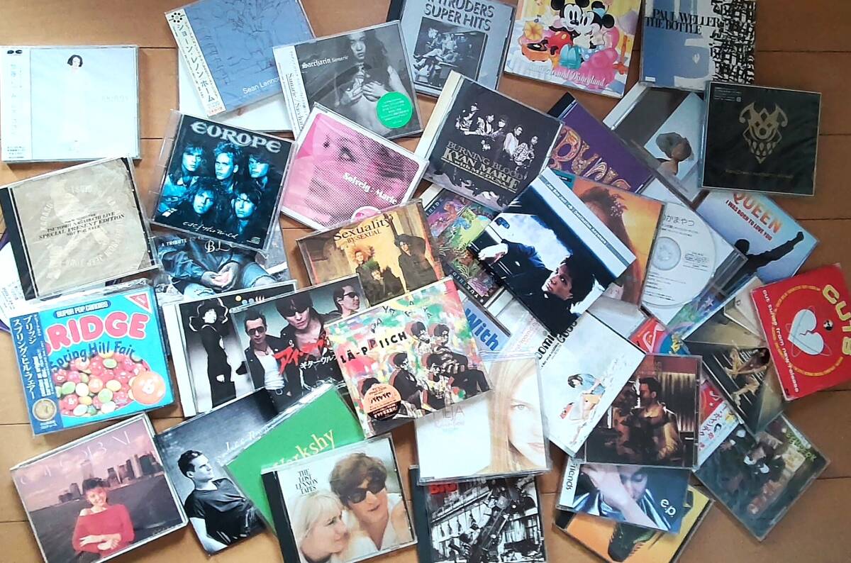 CD,マキシ等まとめて42枚 P.ウェラー,J.レノン,Gウルフ,小川美潮,BonJovi,長渕剛,クィーン,バーズ,他拍卖