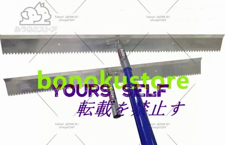 実用エポキシセメント塗装コーティング ハンドツール 10MM セルフレベリングフローリングギアレーキ建設 ルミ合金製のノッチ付きスキージ拍卖