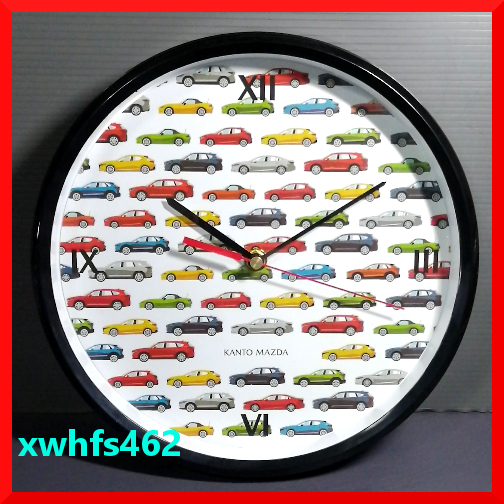 即決美品 非売品 MAZDA 名車 壁掛け時計 ランティス RX-8 オートザム AZ-1 時計 マツダ ウォールクロック ディーラー 限定 ノベルティ zak拍卖