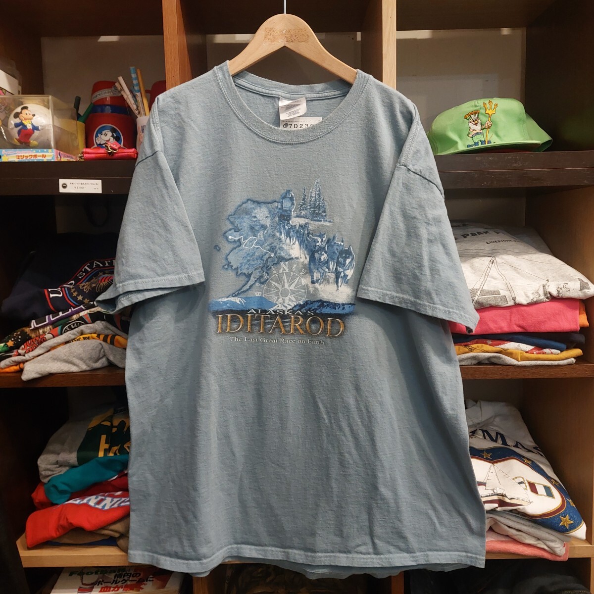 PORT and COMPANY ALASKA IDITAROD エスキモー 犬ぞり レース Tシャツ XL アラスカ 07D2306拍卖