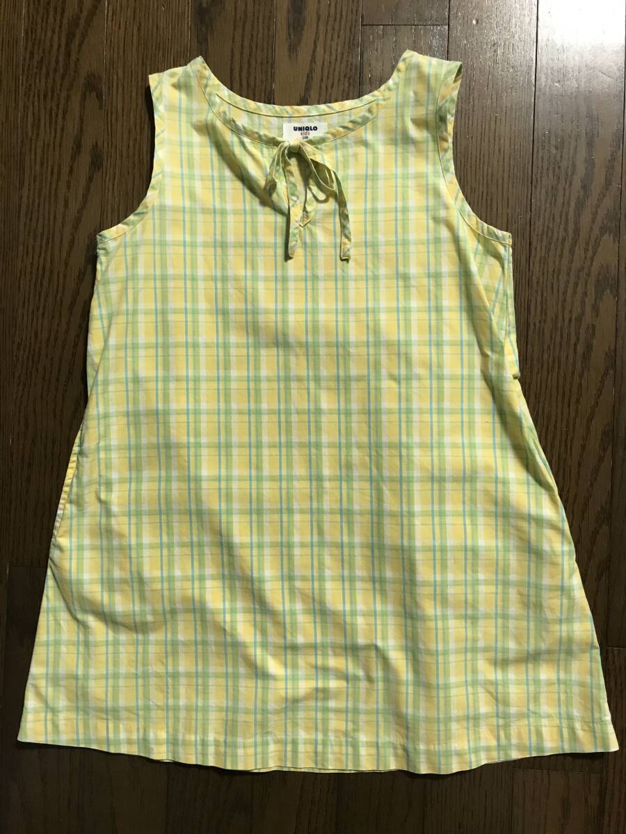UNIQLO ユニクロ ノースリーブワンピース サイズ120拍卖