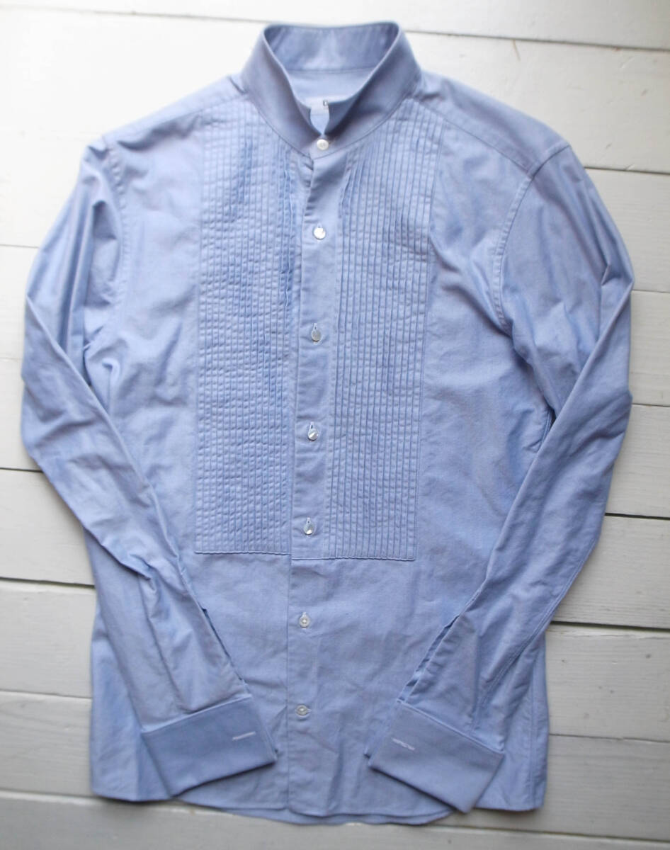 District UNITED ARROWS ピンタックシャツ 37 オックスフォード生地 日本製 タキシードシャツ拍卖