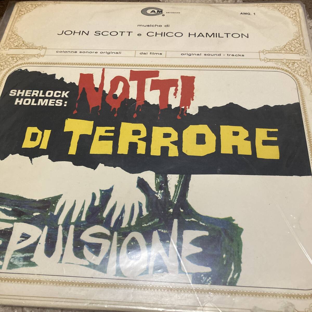 LP! NOTTI DI TERRORE/反撥(ジョン・スコット/チコ・ハミルトン/イタリアCAMレーベル盤)拍卖