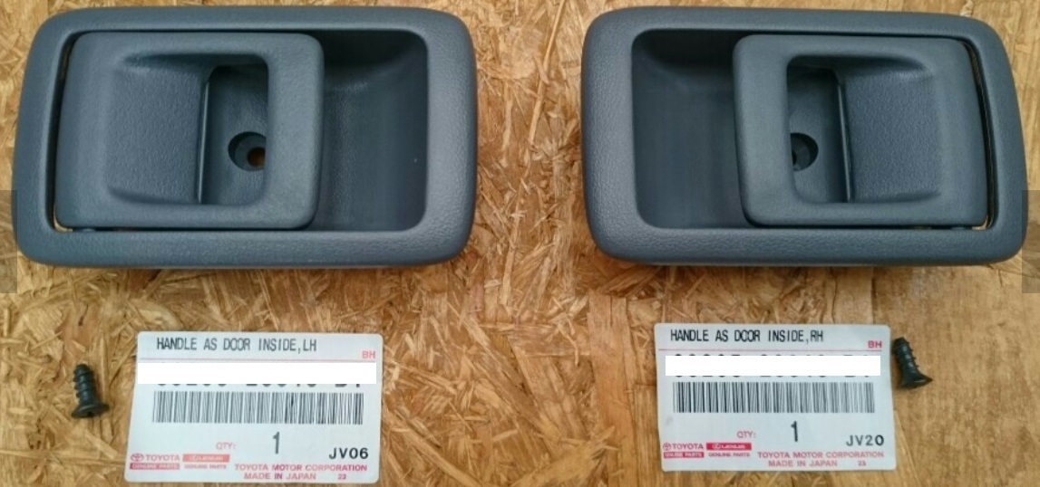 ♪【新品】トヨタ 70系 ランドクルーザー ドア インナー ハンドル 左右セット 純正 未使用 パーツ フロント FJ75 LJ70 HZJ70 PZJ70 GRJ70拍卖