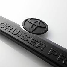 【新品】トヨタ 純正 ランドクルーザープラド 150 マットブラックエディションリアゲート ガーニッシュ ランクル パーツ リヤ カスタム拍卖