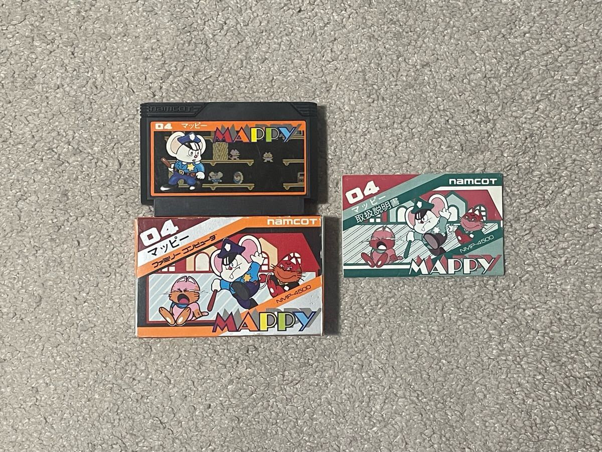 なんと言ってもコミカルなBGMの良さ! 美品 激レア マッピー 箱説付き拍卖