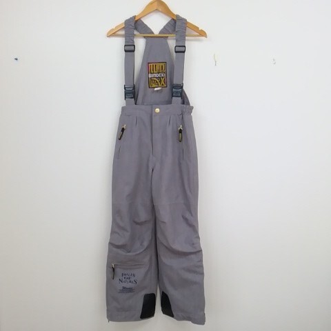 ★【古着】WINDEX(ウィンデックス) オーバーオール スキーウェア スノーボードウェア グレー Lサイズ拍卖
