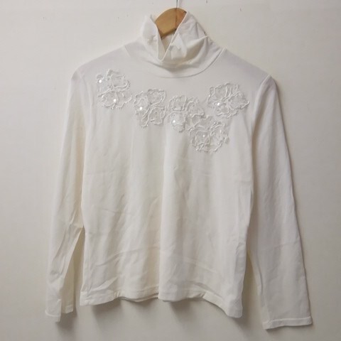 ★【古着】 社交ダンス衣装(トップス) captivand(キャプティヴォン) サイズ不明 クリーム色拍卖