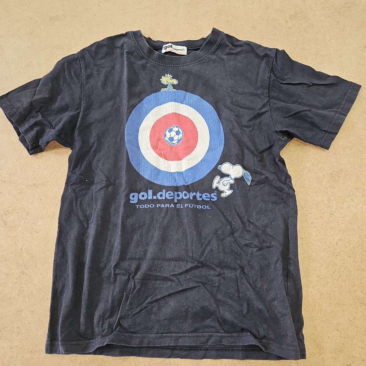 ゴル×スヌーピー コラボTシャツ(黒)Mサイズ拍卖