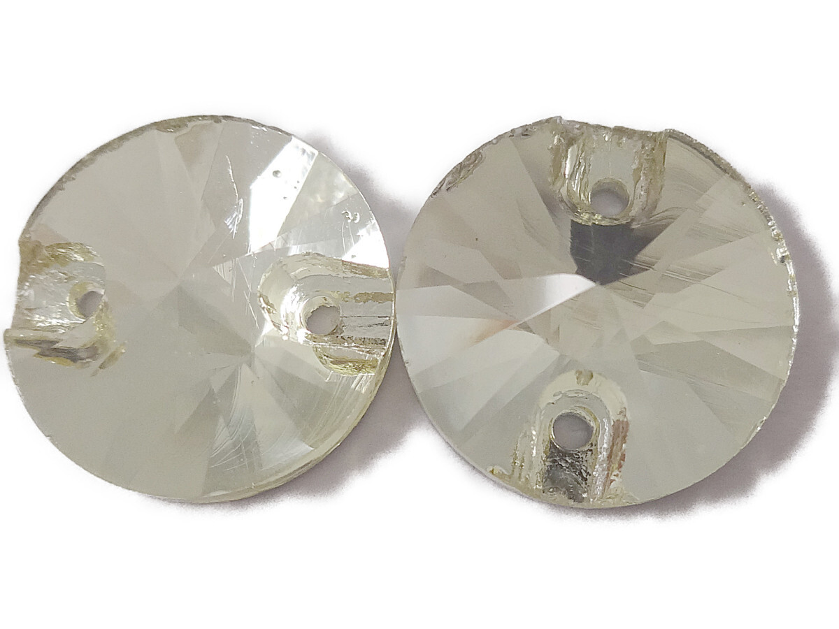 キラリ手芸部 No.6136手芸用ビジュー パーツ ソーオン ストーン(ガラスビーズ ラインストーン)黄色(イエロー)_1.2cm×1.2cm_11個入り拍卖