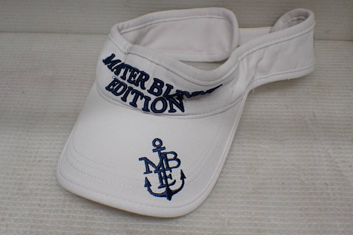 MASTER BUNNY EDITION マスターバニーエディション サンバイザー ホワイト フリーサイズ 定形外郵便全国一律390円 B7-MA拍卖