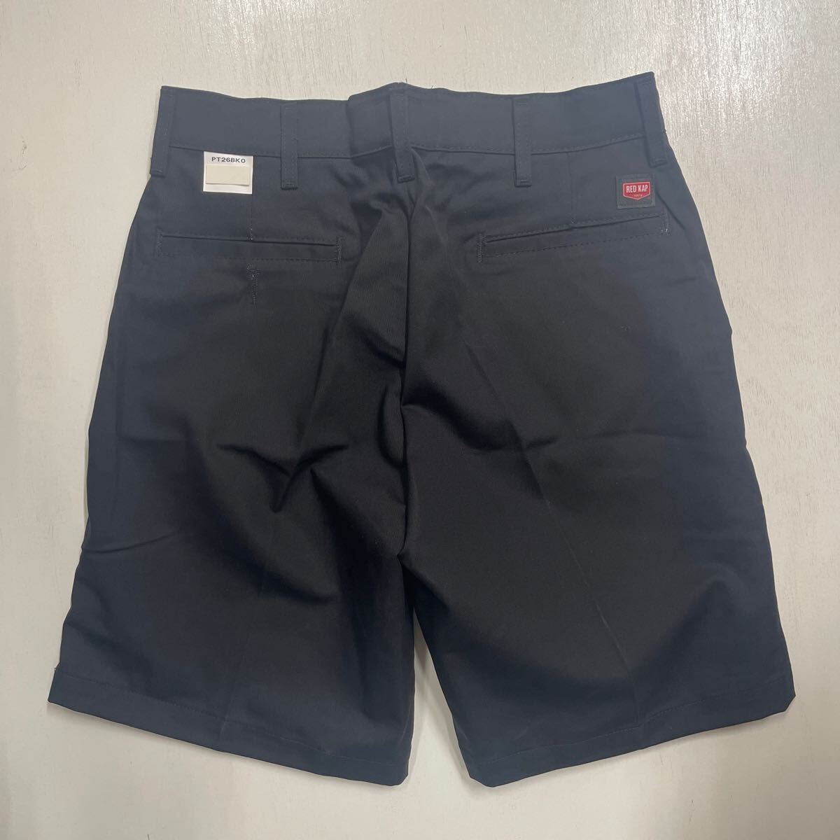 W36 BLACK 新品 レッドキャップ ワークショーツ RED KAP MEN'S PLAIN FRONT SHORTS PT26 1拍卖