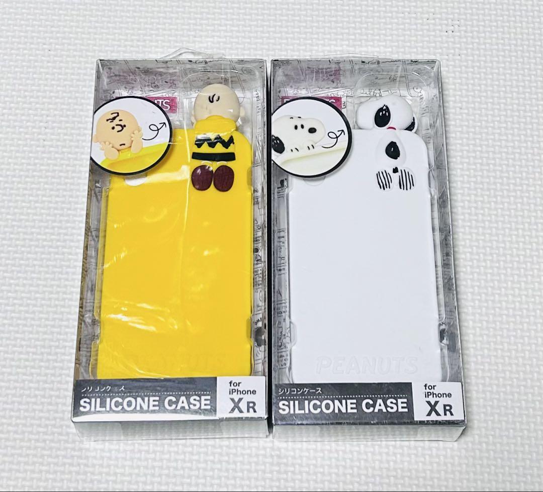 PEANUTS スヌーピー チャーリーブラウン iPhoneXR シリコンケース拍卖