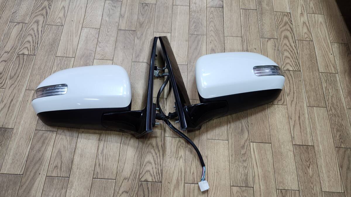 KAMF★H20 ヴェルファイア 3.5Z 前期★純正 ドアミラー左右セット★7ピン/ドアミラー/DBA-GGH 20W/アルファード/TOYOTA/ALPHARD/部品取り車拍卖