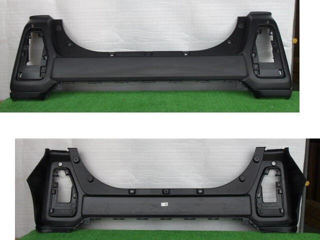 ダイハツ/タントファンクロス LA650S リアバンパー ソナー穴2ヶ有 塗り無し黒 No.914827【品番 52159-B2C80】拍卖
