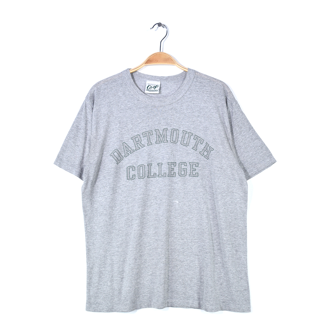 【送料無料】90s ダートマス USA製 ヴィンテージTシャツ カレッジ アーチロゴ 霜降りグレー DARTMOUTH メンズL相当 古着 @BZ0362拍卖