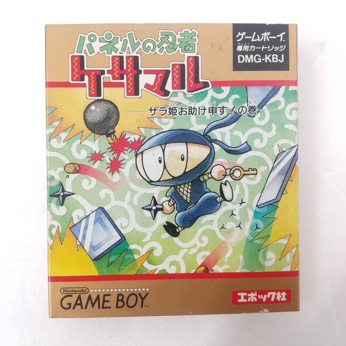 G15【未使用品】ゲームボーイ ソフト パネルの忍者ケサマル サラ姫お助け申すの巻 GAMEBOY デッドストック 当時物拍卖