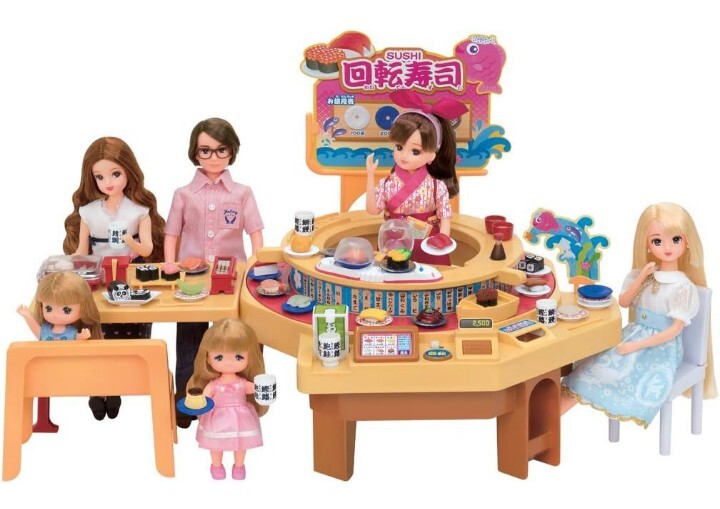 タカラトミー★リカちゃんくるくる回転寿司★送料無料拍卖
