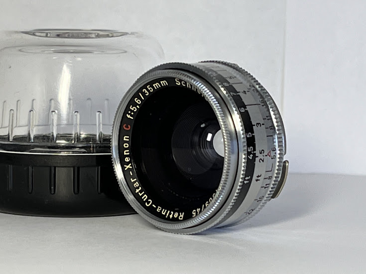 ★美品★ シュナイダー Schneider-Kreuznach Retina-Curtar-Xenon C 35mm F5.6 ケース付 #0427-10拍卖