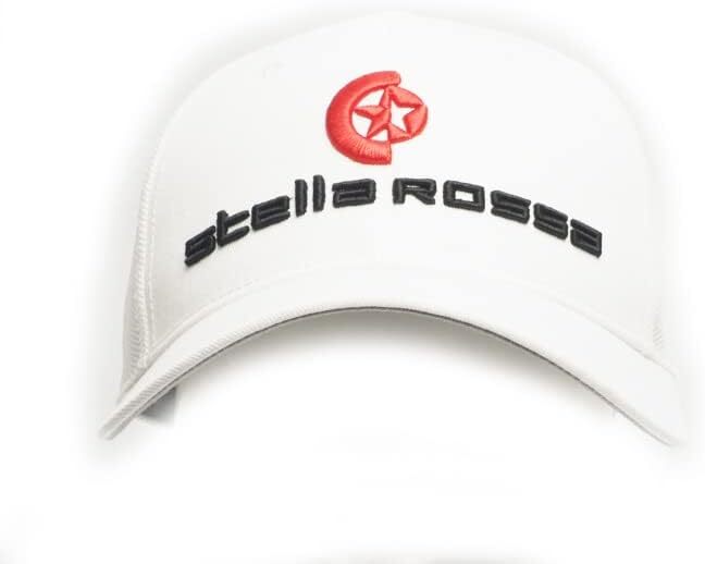 STELLA ROSSA ステラロッサ キャップ 帽子 ホワイト ロゴ刺繍 レッドスター ゴルフ拍卖