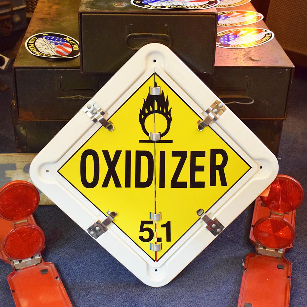 Hazard Class Labels Sign / ハザードラベル 標識 看板 US直輸入 アメリカン雑貨拍卖