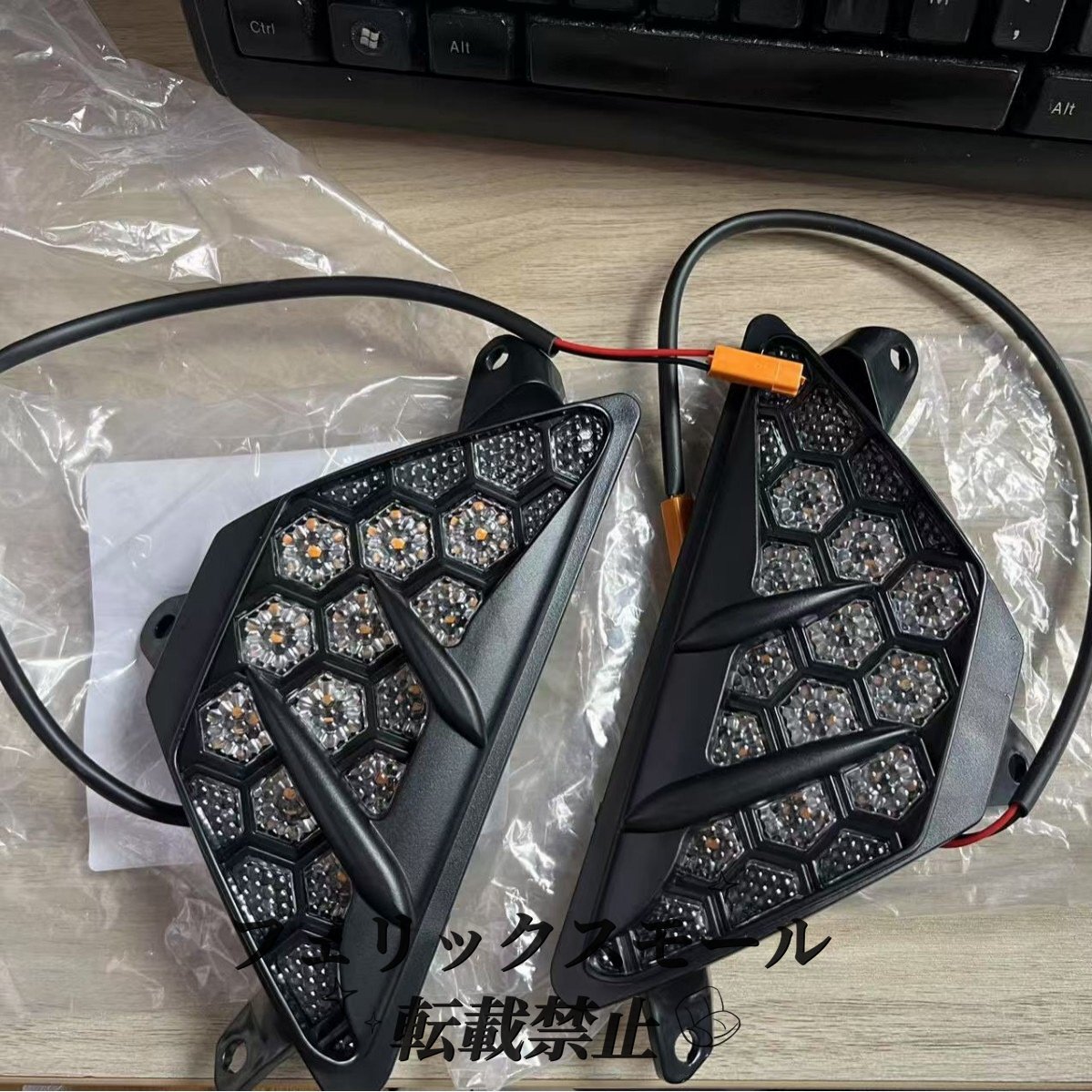 カワサキ ZX-4RR/NINJA250/ZX-6R/NINJA400/Z1000SX 対応 カスタムLEDウインカー/流れるウインカー仕様拍卖